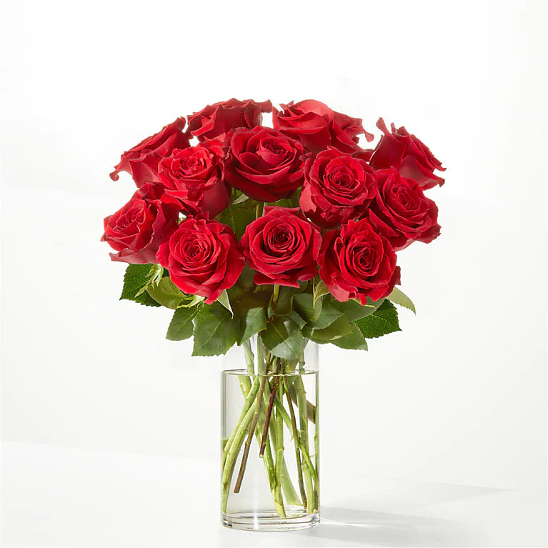 Luxury 48 Red Roses in a vase